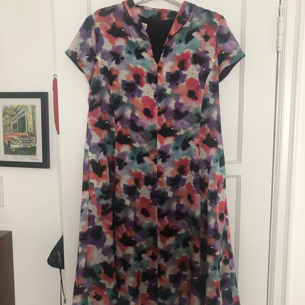 ARMANI multicolor silk dress
